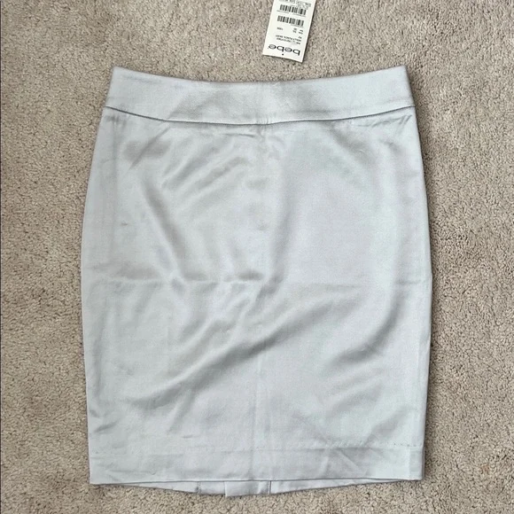 NWT Bebe silver jacket pencil skirt suit set - Picture 7 of 12